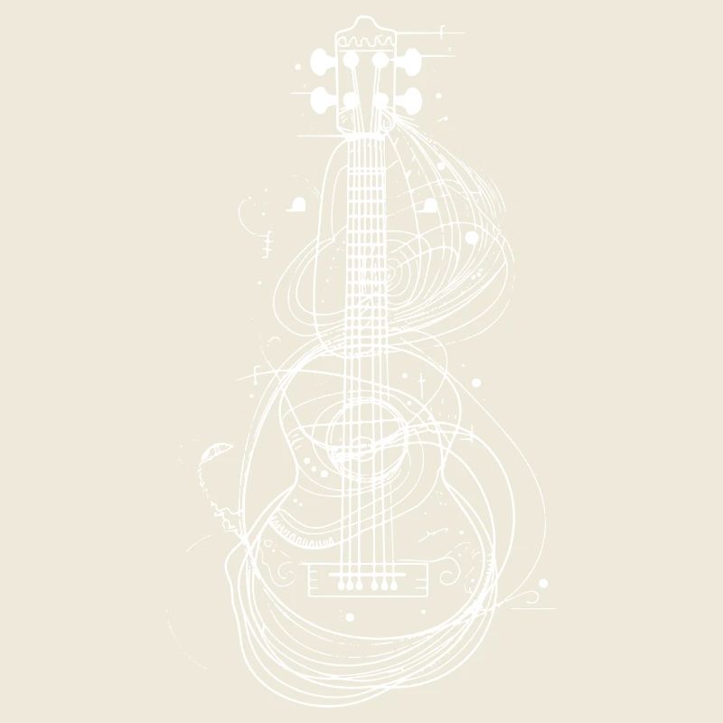 Ukulele Zeichnung