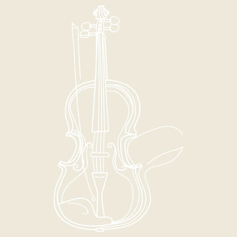 Violin Lineart