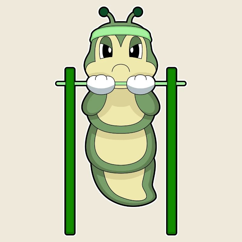 Caterpillar Bodybuilder Pull-ups Bodybuilding