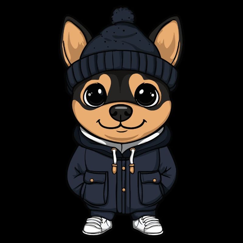 Pinscher Chien Élégant