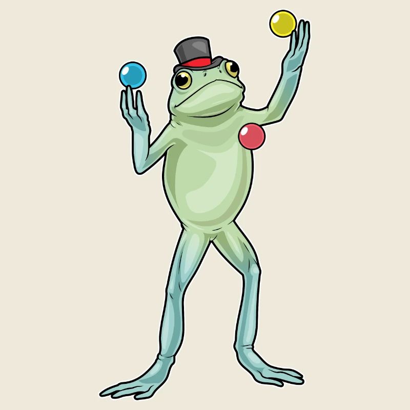 Jongleur grenouille jongleur