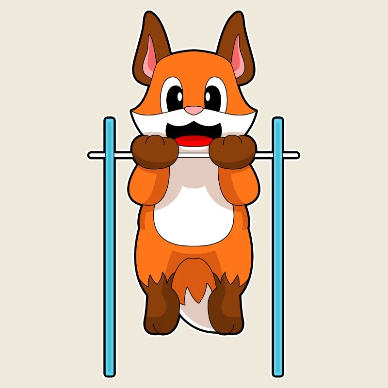 Fox Bodybuilder Tractions Musculation