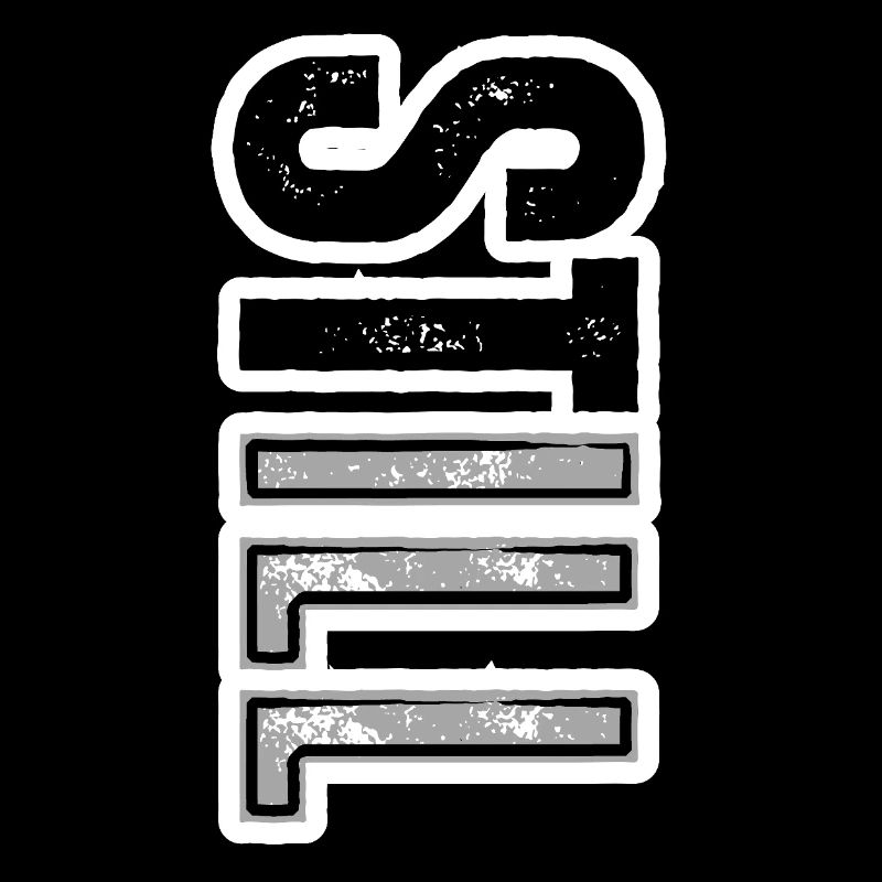 STILL ILL – vertical lettering in street style