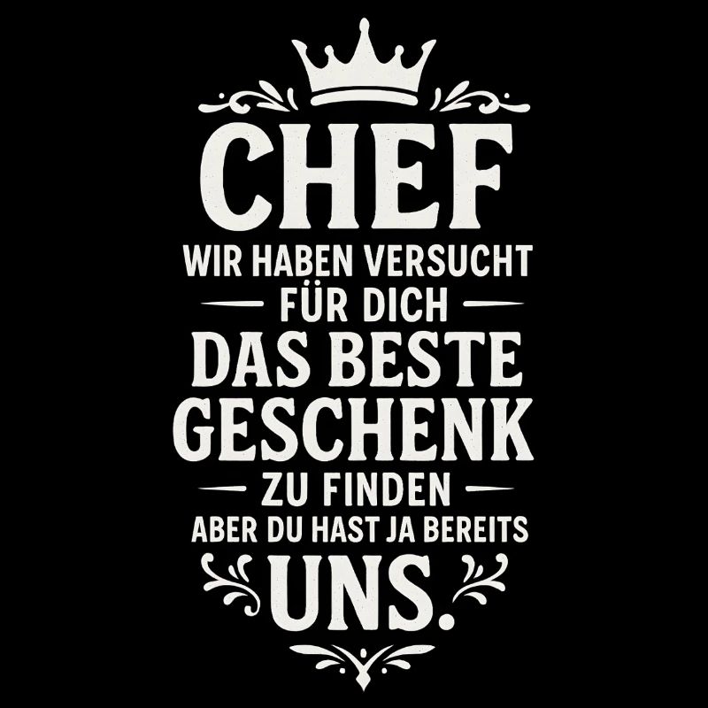 Chef beste Geschenk Mitarbeiter Büro