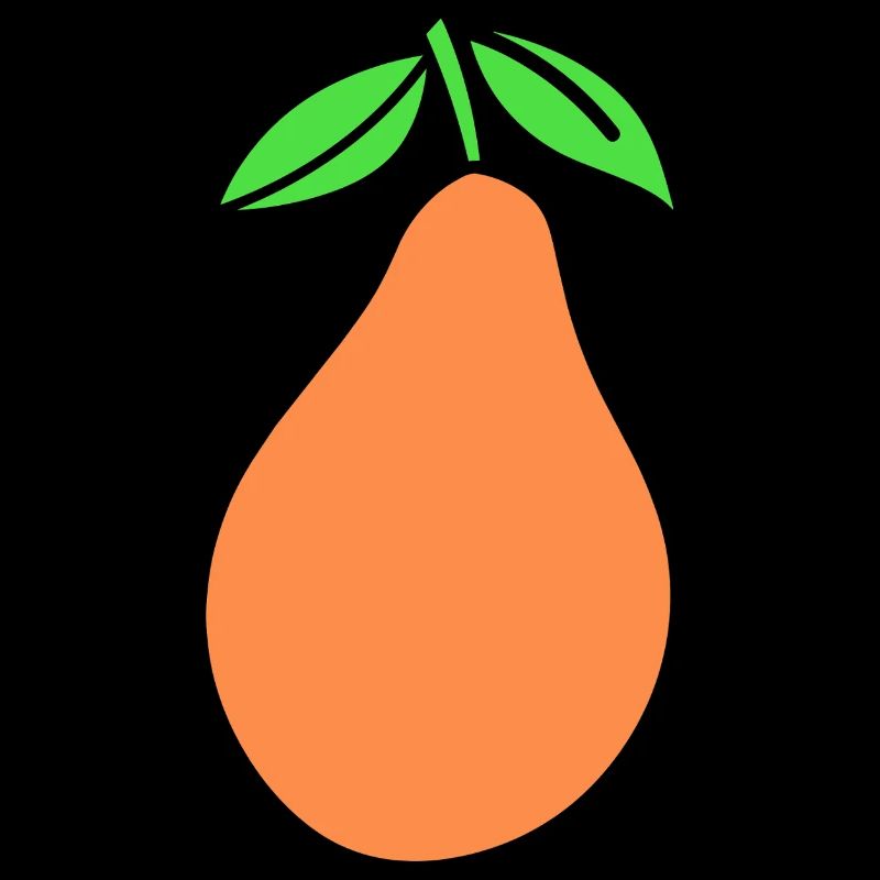 Design Fruits Green Oranges Mango