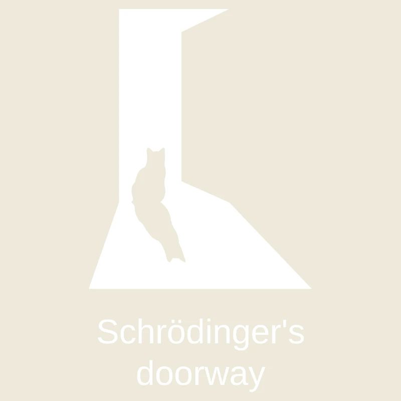 Le chat de Schrödinger - édition porte