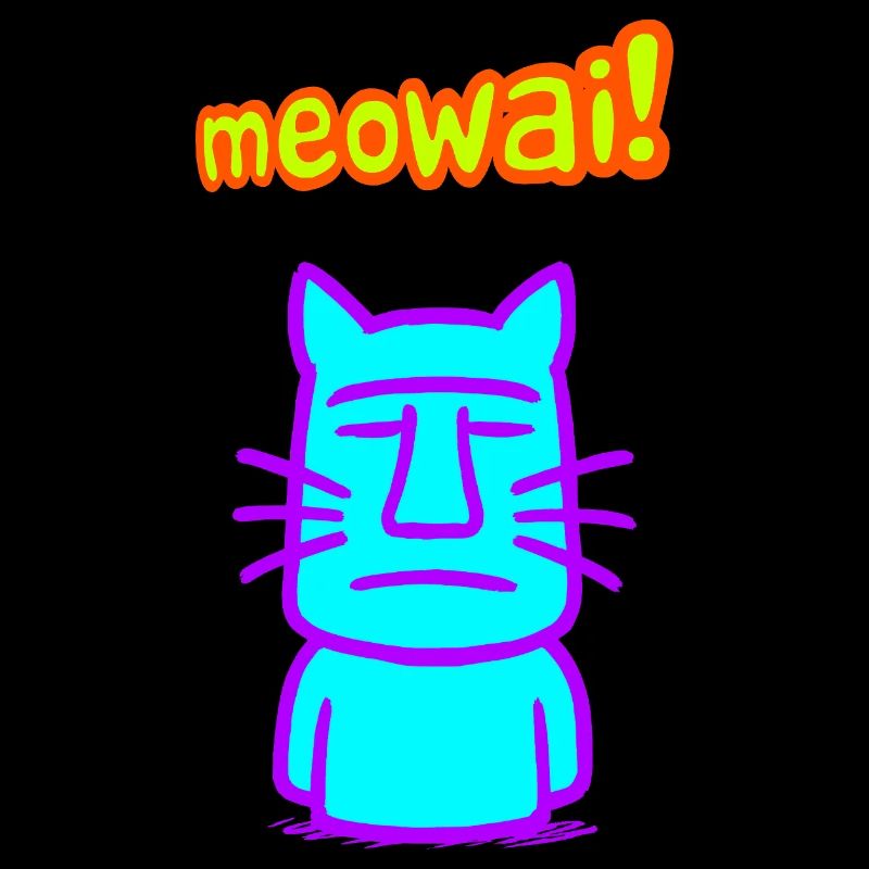 Moai-Katze