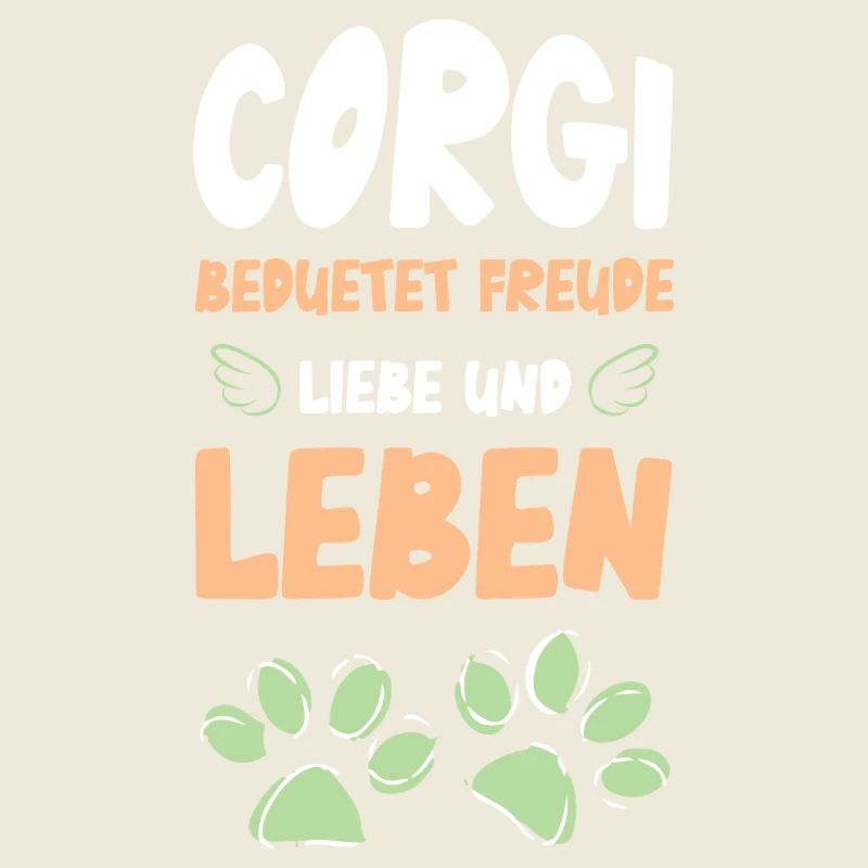 Corgi Freude Liebe Leben