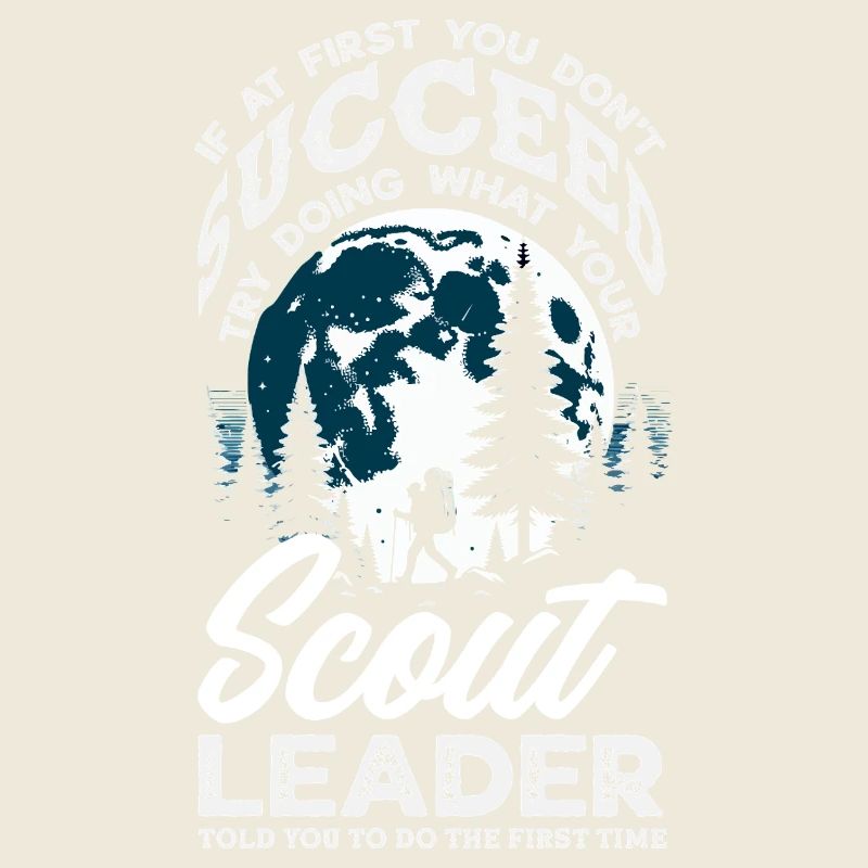 Chef d’escouade de scoutisme au camp forestier