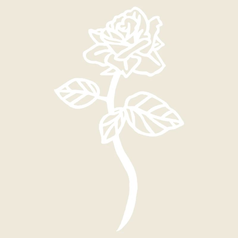 La rose blanche