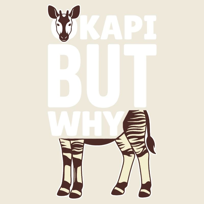 Okapi-liebhaber Okapi-tier Seltene Tierweltliebe