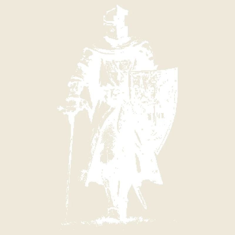 Knight in Armor Silhouette