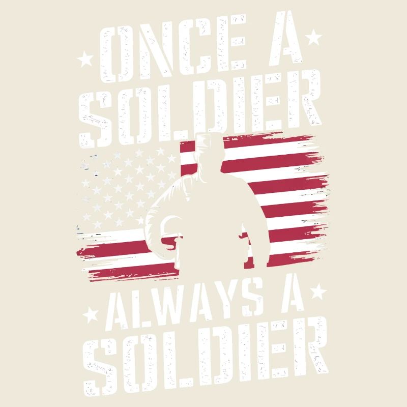 Soldat militaire vétéran