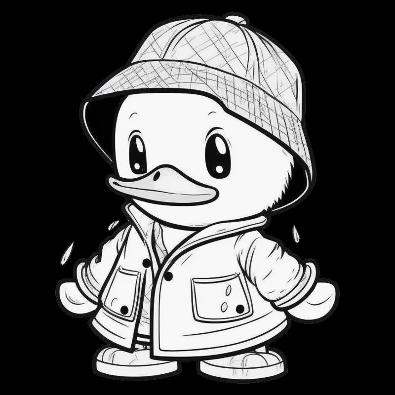 Cozy Duck - Ready for Rain