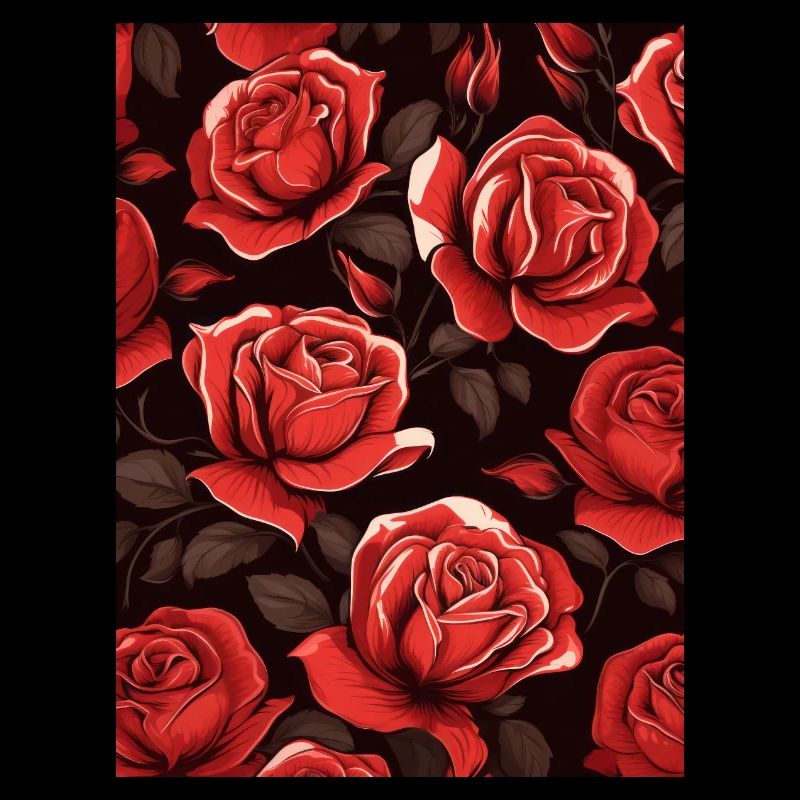 Motif de rose