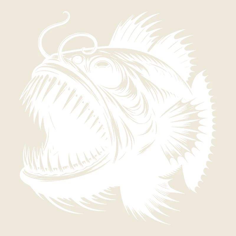 deep-sea fish with sharp teeth