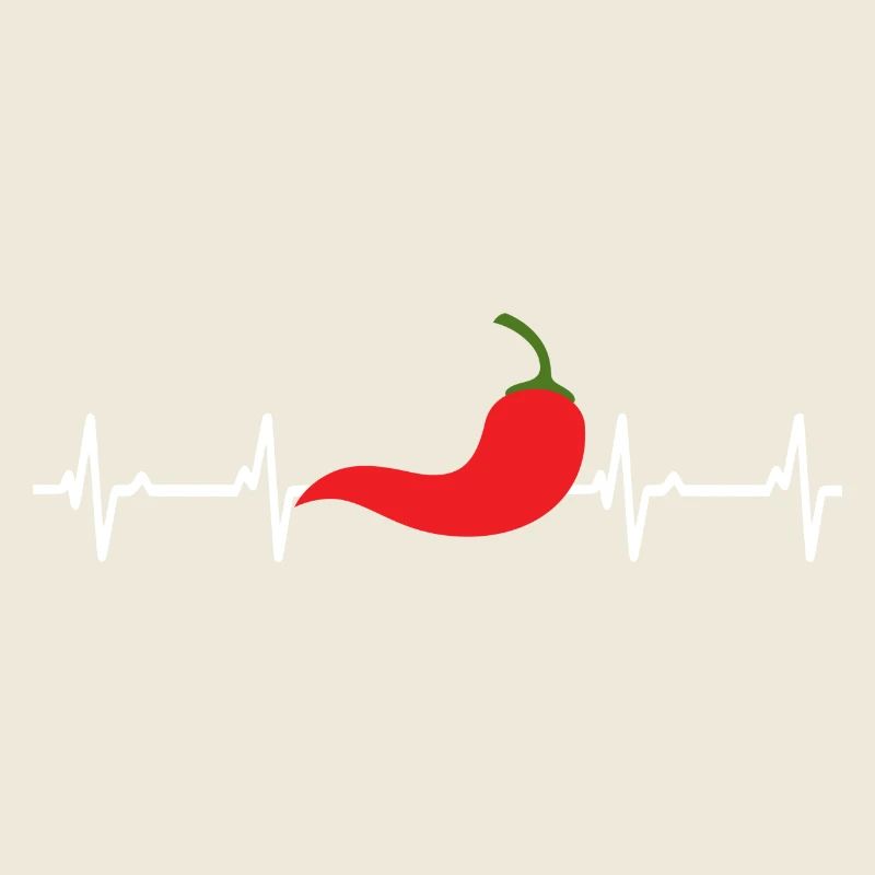 Pepperoni Heartbeat Chili ECG Cuisson