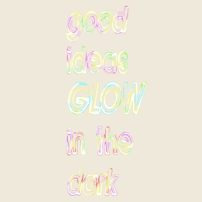bonnes idées, GLOW dans l'obscurité