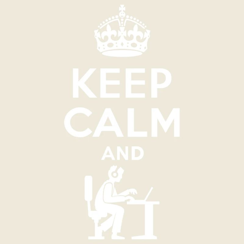 Keep Calm - Nerd - Programmieren - Gamen