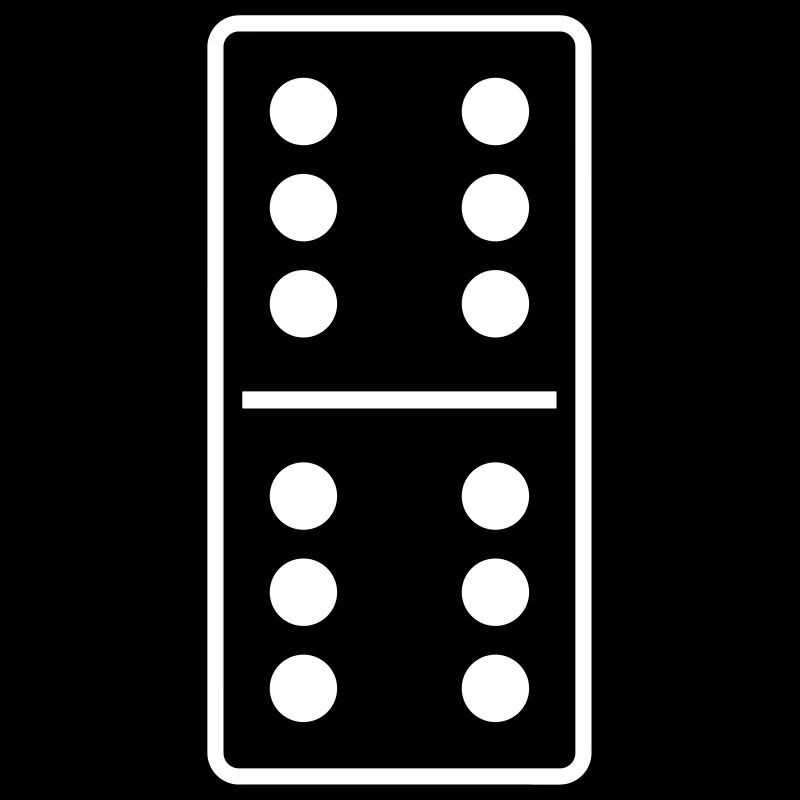 DOMINO STONE 6:6 - VARIABLE COLOR - VECTOR DESIGN!