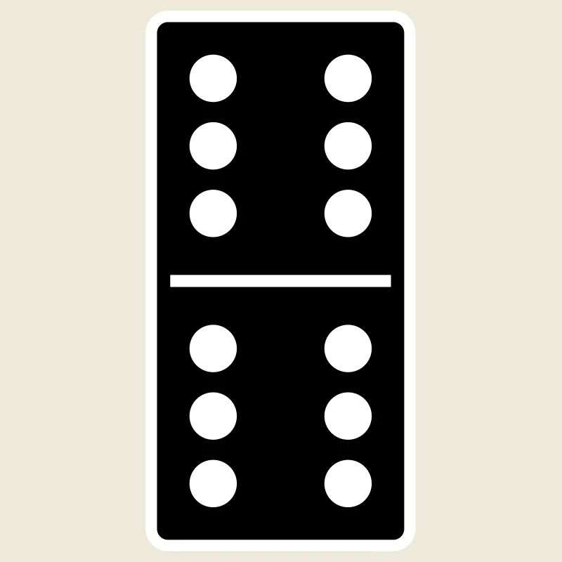 DOMINO STONE 6:6 - VARIABLE COLOR - VECTOR DESIGN!