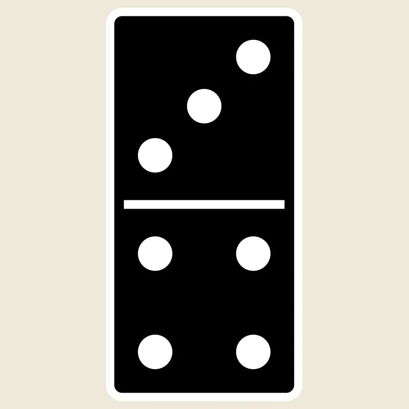 DOMINO STONE 3:4 - VARIABLE COLOR - VECTOR DESIGN!