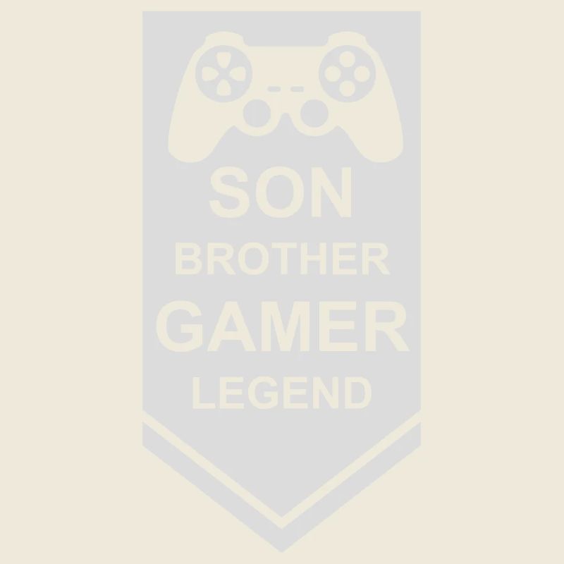 Fils Frère Gamer Légende