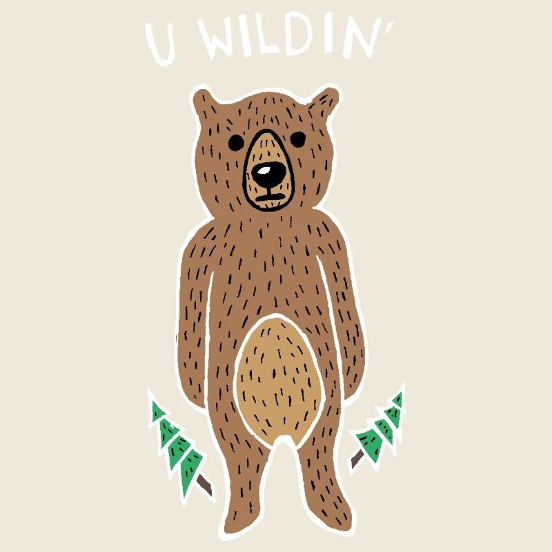 U Wildin' Bear (White)
