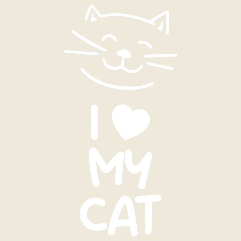 Ich liebe meine Katze (dunkel)