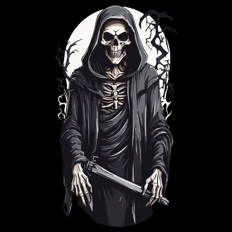 Gothic Grusel Halloween Skelett