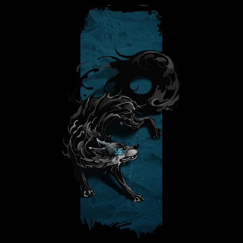 Schattenwächter: Mythischer Schattenwolf