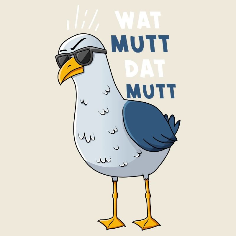 Wat Mutt dat Mutt Möwe Norddeutschland