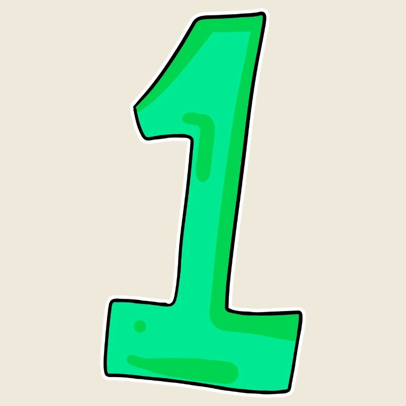 1 vert
