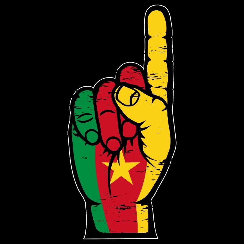 Drapeau du Cameroun numéro 1 utilisé
