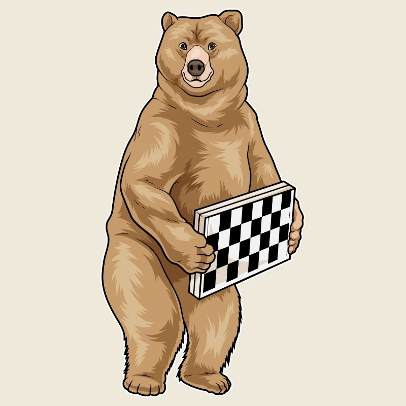 Bear Chessboard Chess Board Game