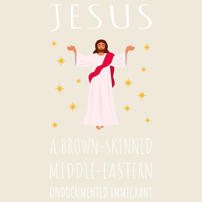 Jésus - Un immigrant du Moyen-Orient à la peau brune