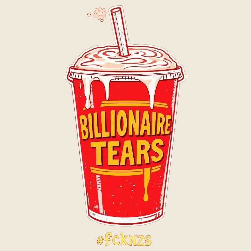 Billionaire Tears – Satirisches Protest-Shirt