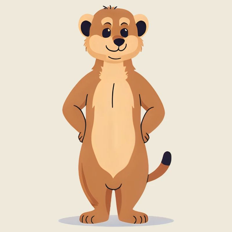 Suricate Funny Comic Animal Shirt