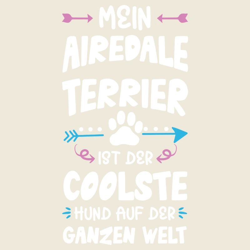 airedale terrier hund spruch