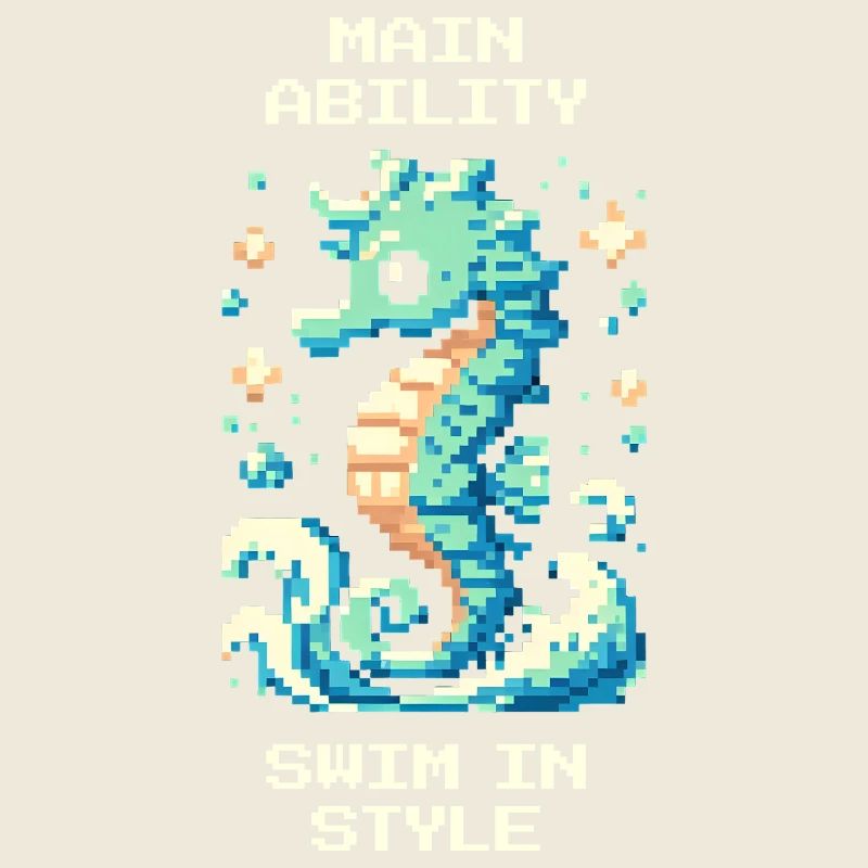 Capacité principale : Nager avec style | Hippocampe