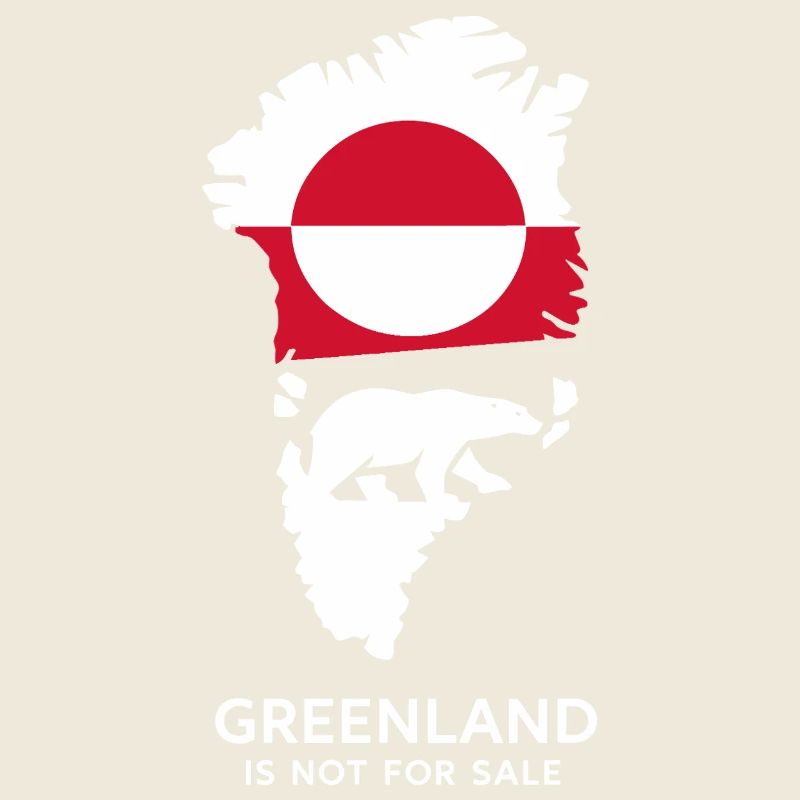 Greenland Polar Bear Flag Arctic Nature Gift