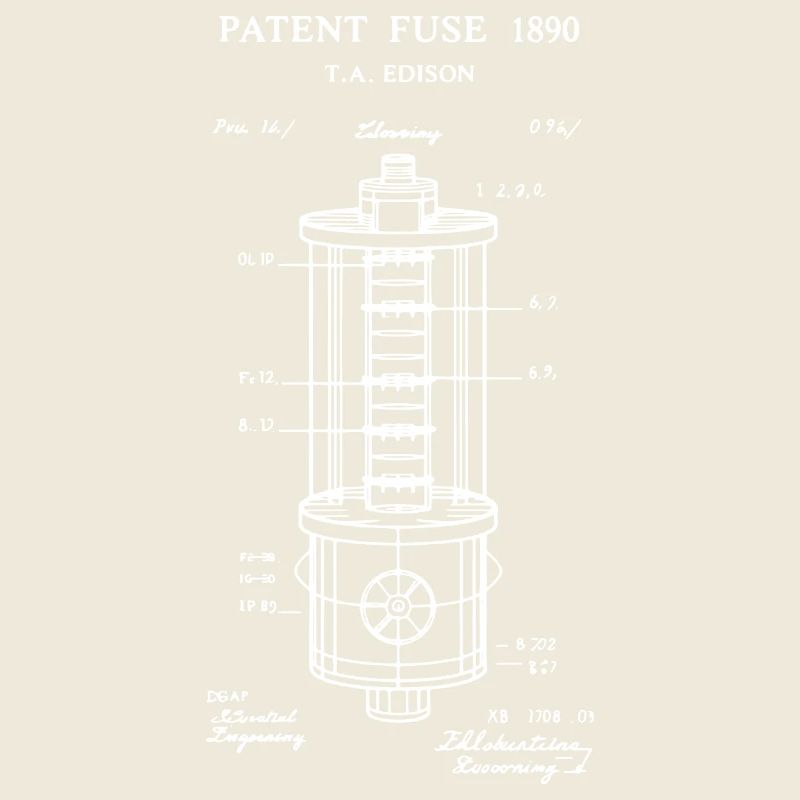 Plan directeur de la fusible Edison