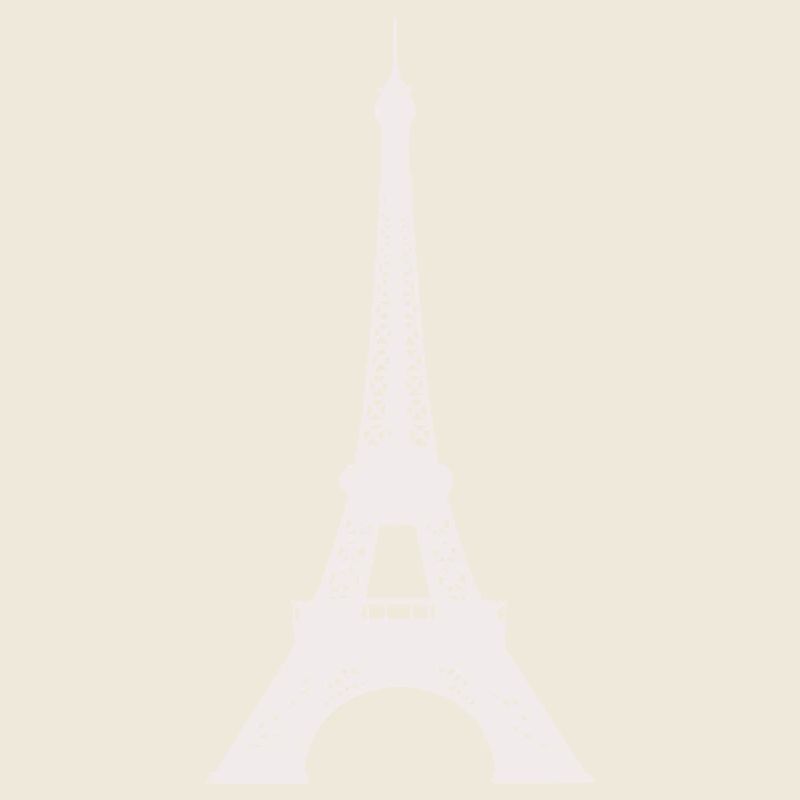 Silhouette de la Tour Eiffel Imprimé