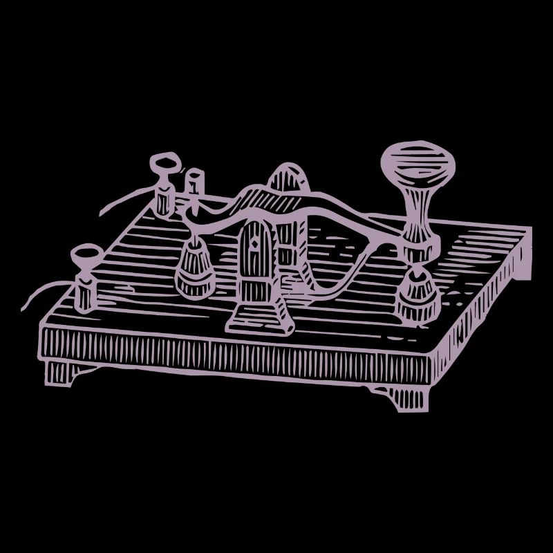 Vintage Morsecode Gerät, Retro Kommunikation