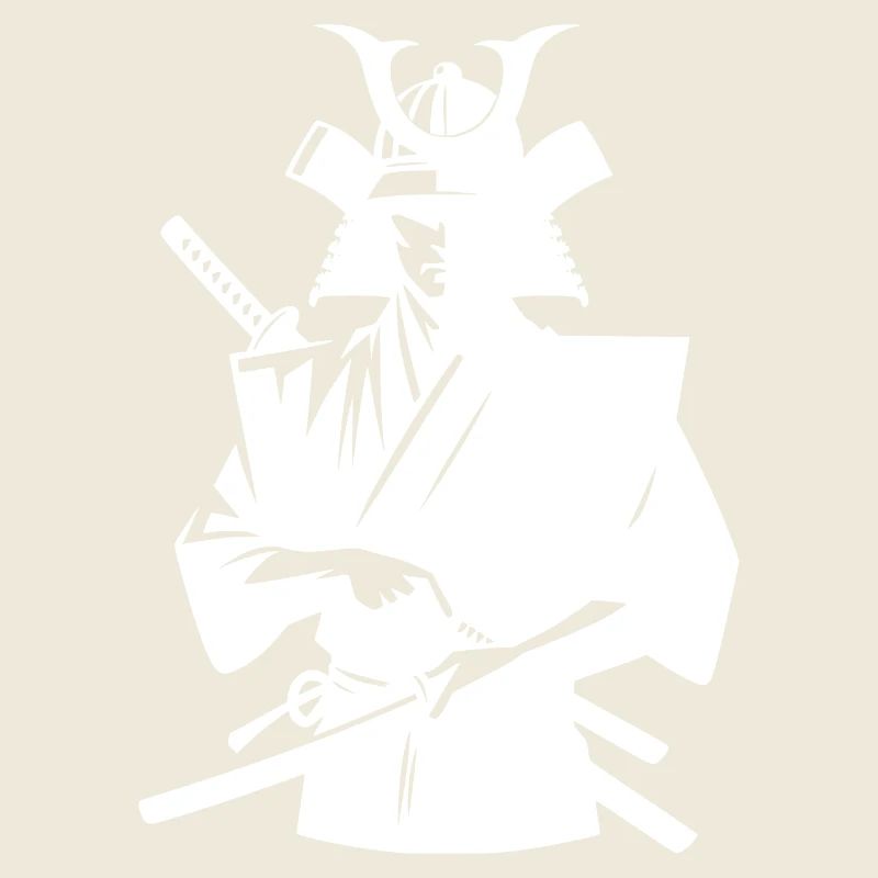 Japanischer Samurai mit Schwert