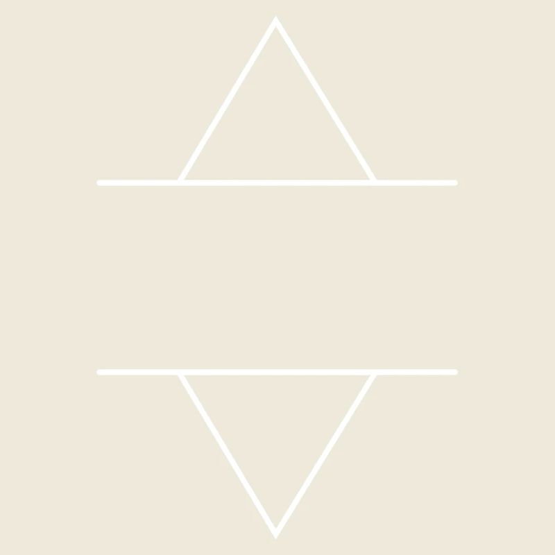 Signe triangulaire / logo 4eck blanc comme armoiries