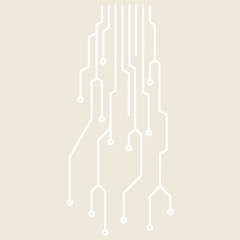 Futuristic computer circuit board