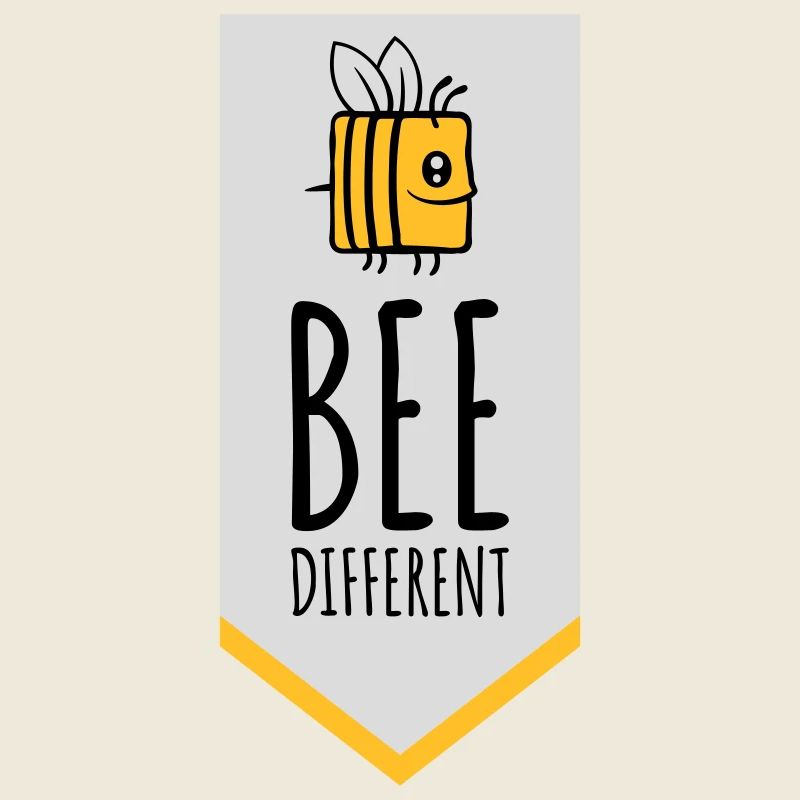 bee different Spruch Zitat