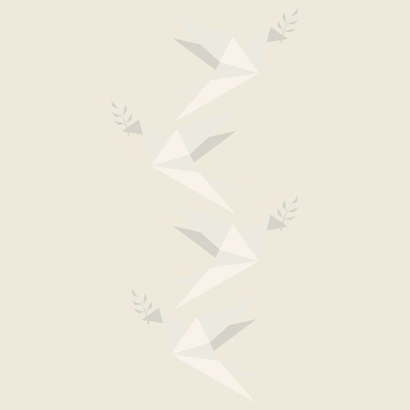 Papiertaube des Friedens