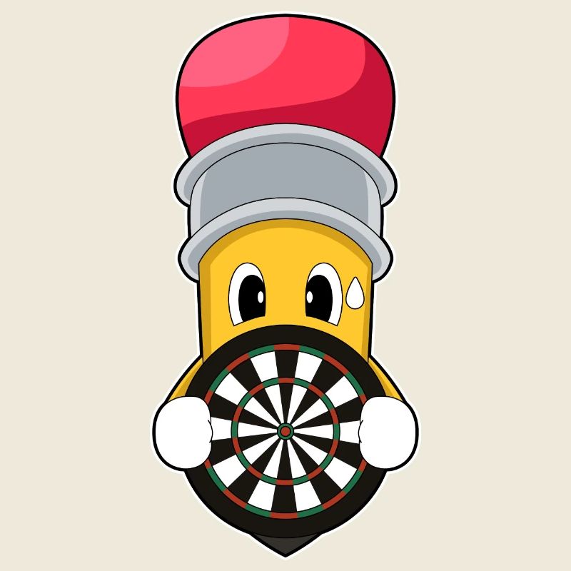 Bleistift Dart Dartscheibe